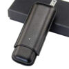 White Spot Black Cigar Case Corona 2 Fingers