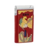 Dragon Red Jet Flame Lighter  Lacquer Chrome Finish - Image 2