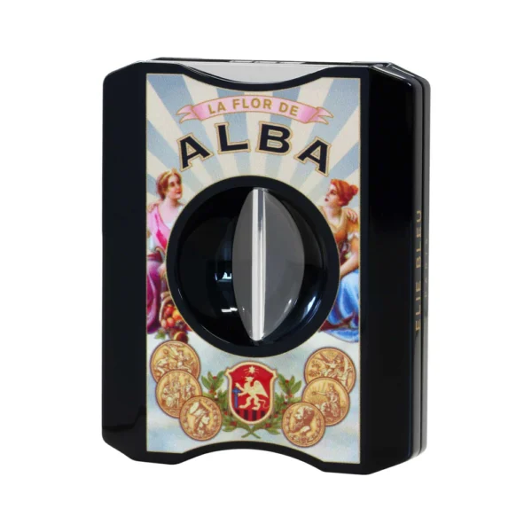 Cigar Cutter -V Cut Alba black