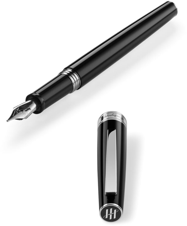Armonia Fountain Pen, Steel, Black Medium - Image 3