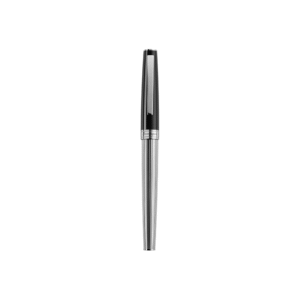 Armonia Duetto Fountain Pen, Steel, Black Medium