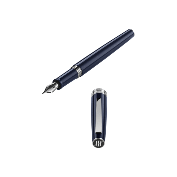 Armonia Fountain Pen, Steel, Dark Blue Medium - Image 2