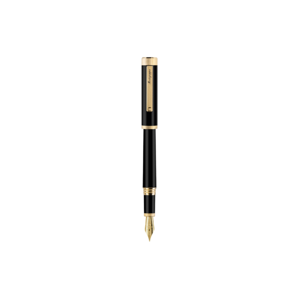Zero Fountain Pen, Yellow Gold IP, Steel Nib Medium - Image 2