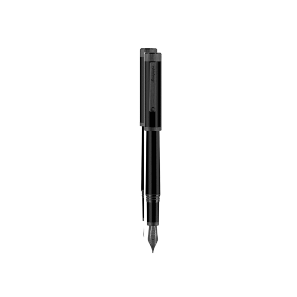 Zero Fountain Pen, Ultra Black IP, Steel Nib Medium - Image 4