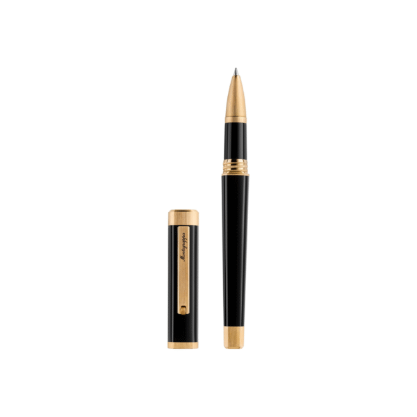 Quattro Rollerball Pen, Yellow Gold IP - Image 2