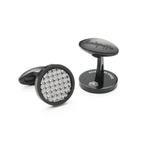 Clou Cufflinks, IP Black & Steel