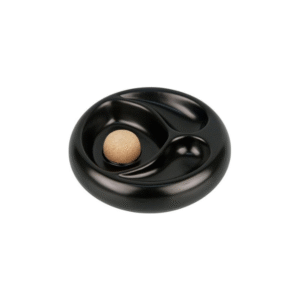 Pipe ashtray ceramic black