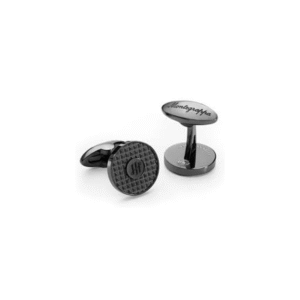 Clou Ambigram Cufflinks, IP Gunmetal