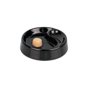 Pipe ashtray round black
