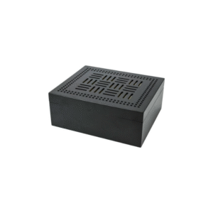 Humidor Black Matte with pattern