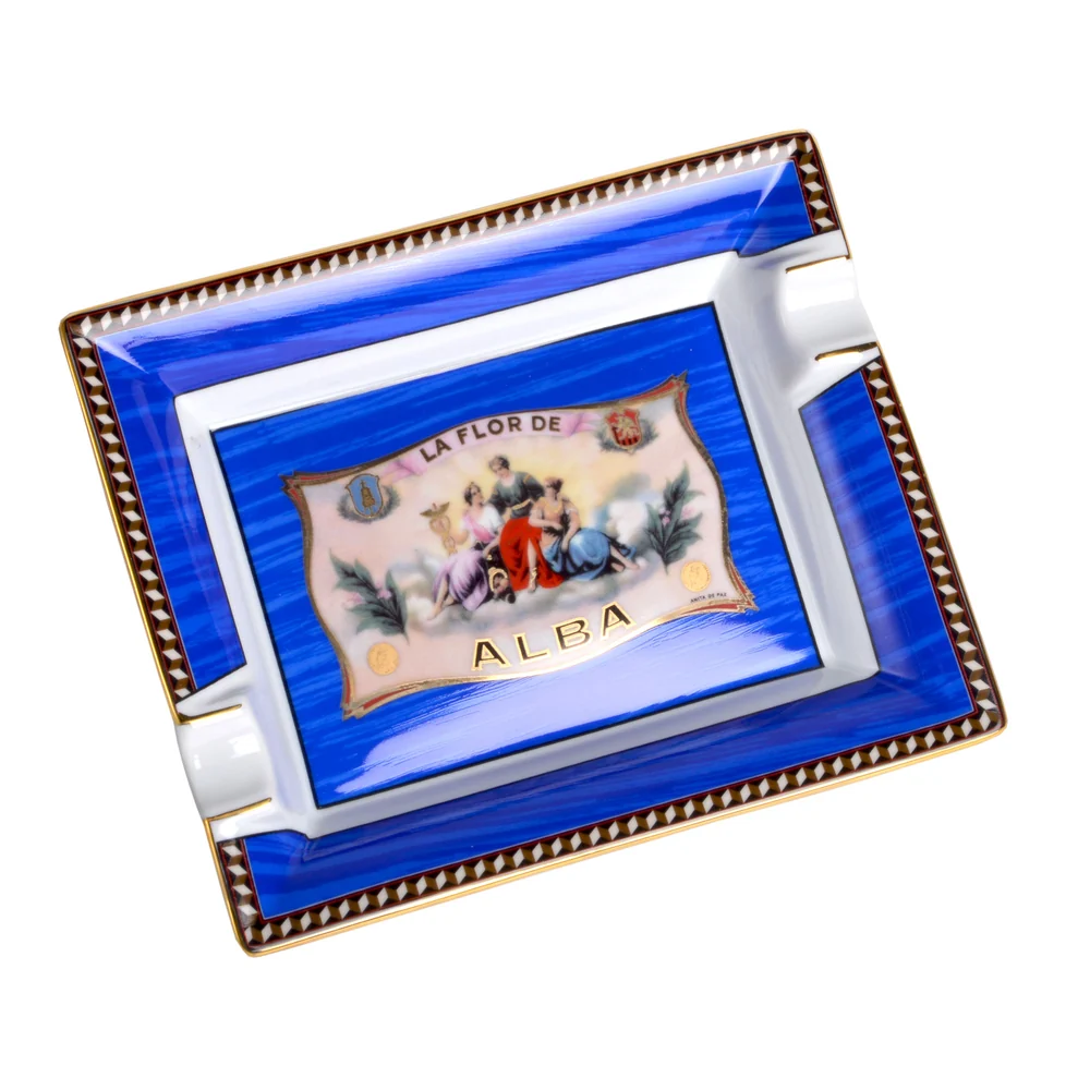Flor de Alba - Porcelain Ashtray - Image 2