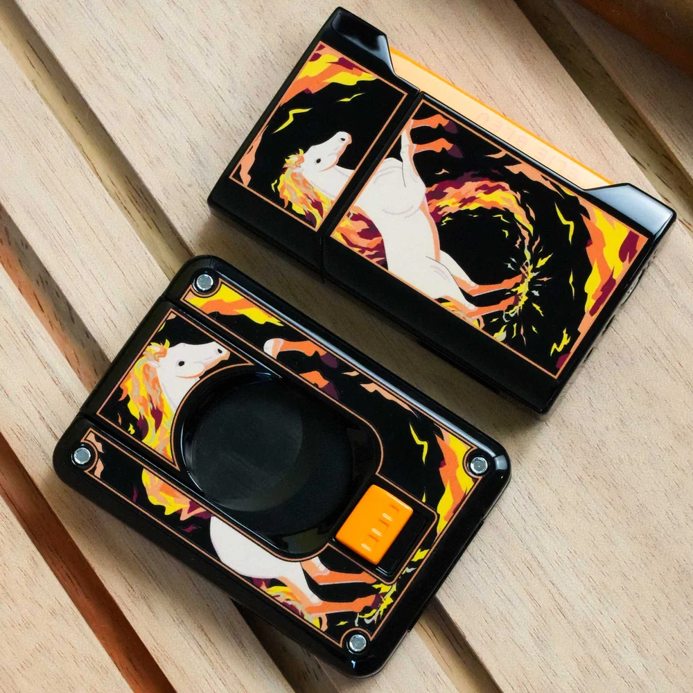 Fire Horse Cigar Cutter - Double Blade - Image 3